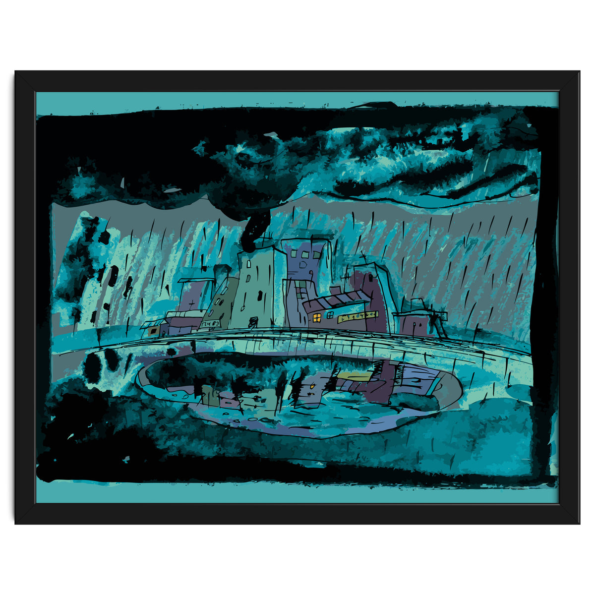 Autumn Rain in the Old City