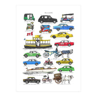 Taxis Of The World (Print Only)