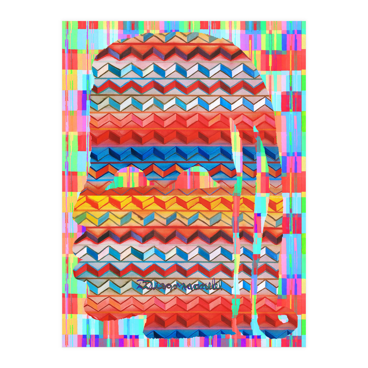 Abstracto Pop Nuevo B Nuevo 16 (Print Only)