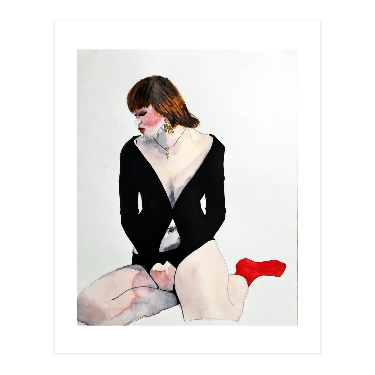 Untitled #95 Red Socks (Print Only)