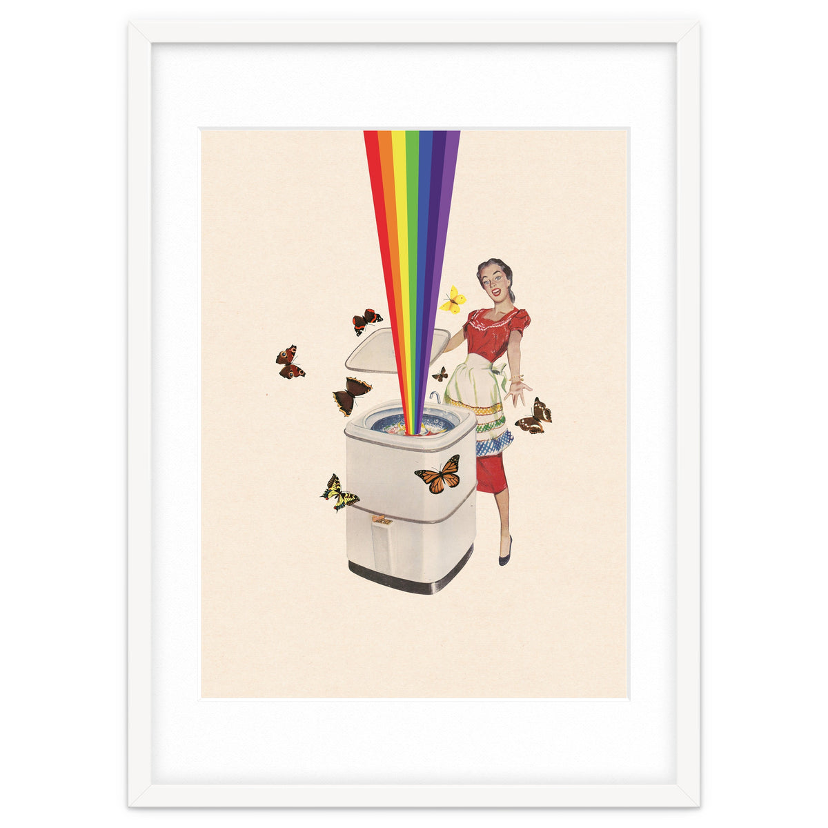 Rainbow Washing Machine