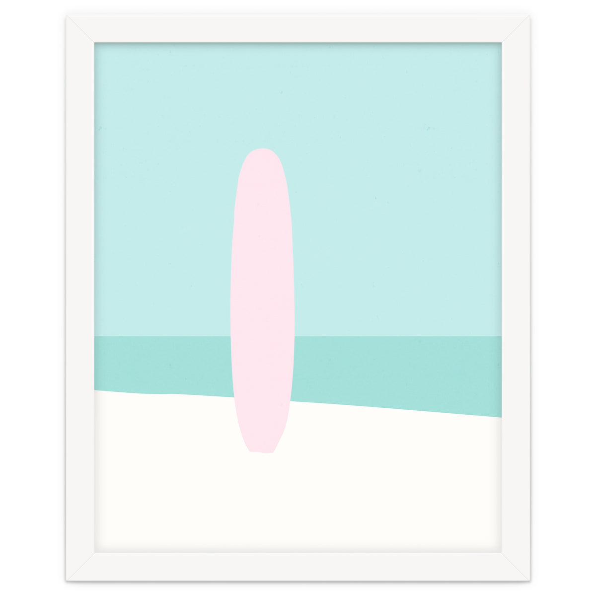 Minimal Surfboard - Turquoise Coast