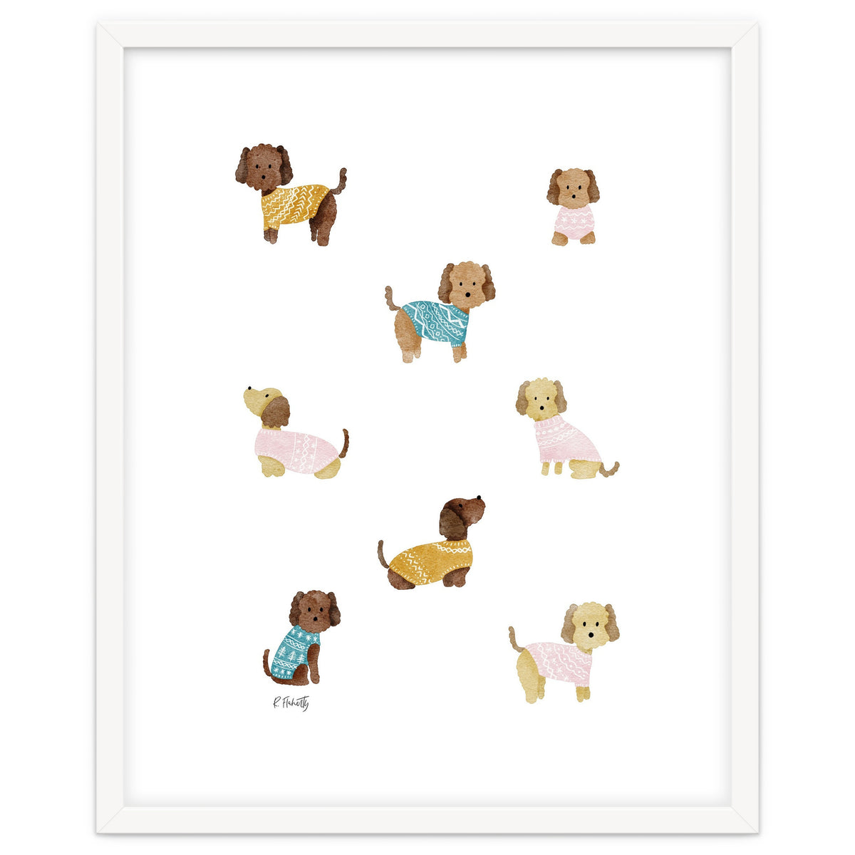 Cockapoo Dogs in Jumpers