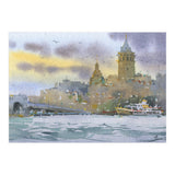 Galata Tower. Istanbul. Watercolor (Print Only) thumbnail