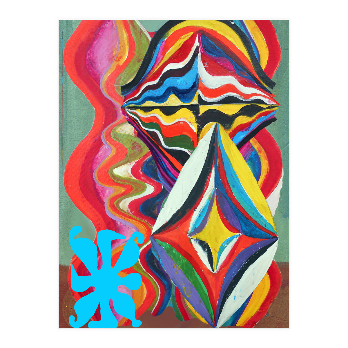 Pop Abstract Asimetrico A10 (Print Only)