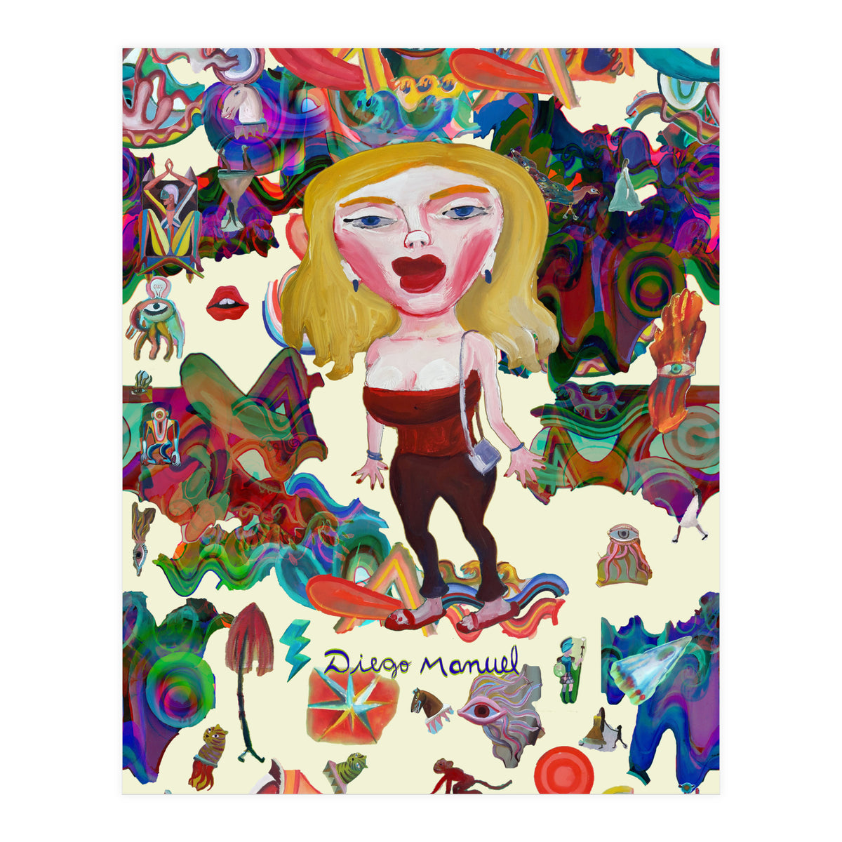 Graffitis 2021 Tapiz 51 B (Print Only)