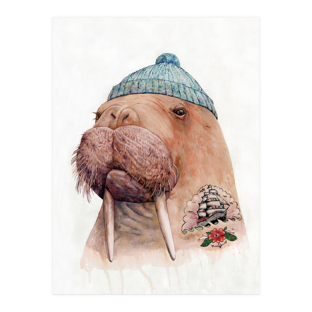 Tattooed Walrus (Print Only)