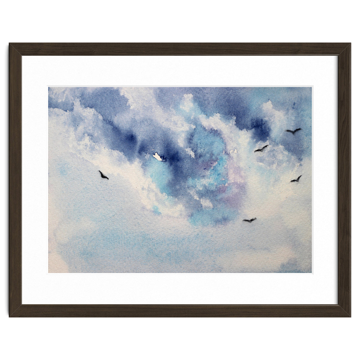 Dramatic sky || watercolor