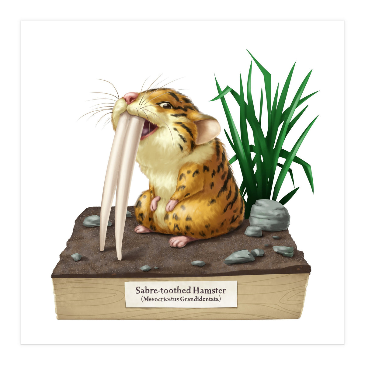 Saber-toothed Hamster (Print Only)