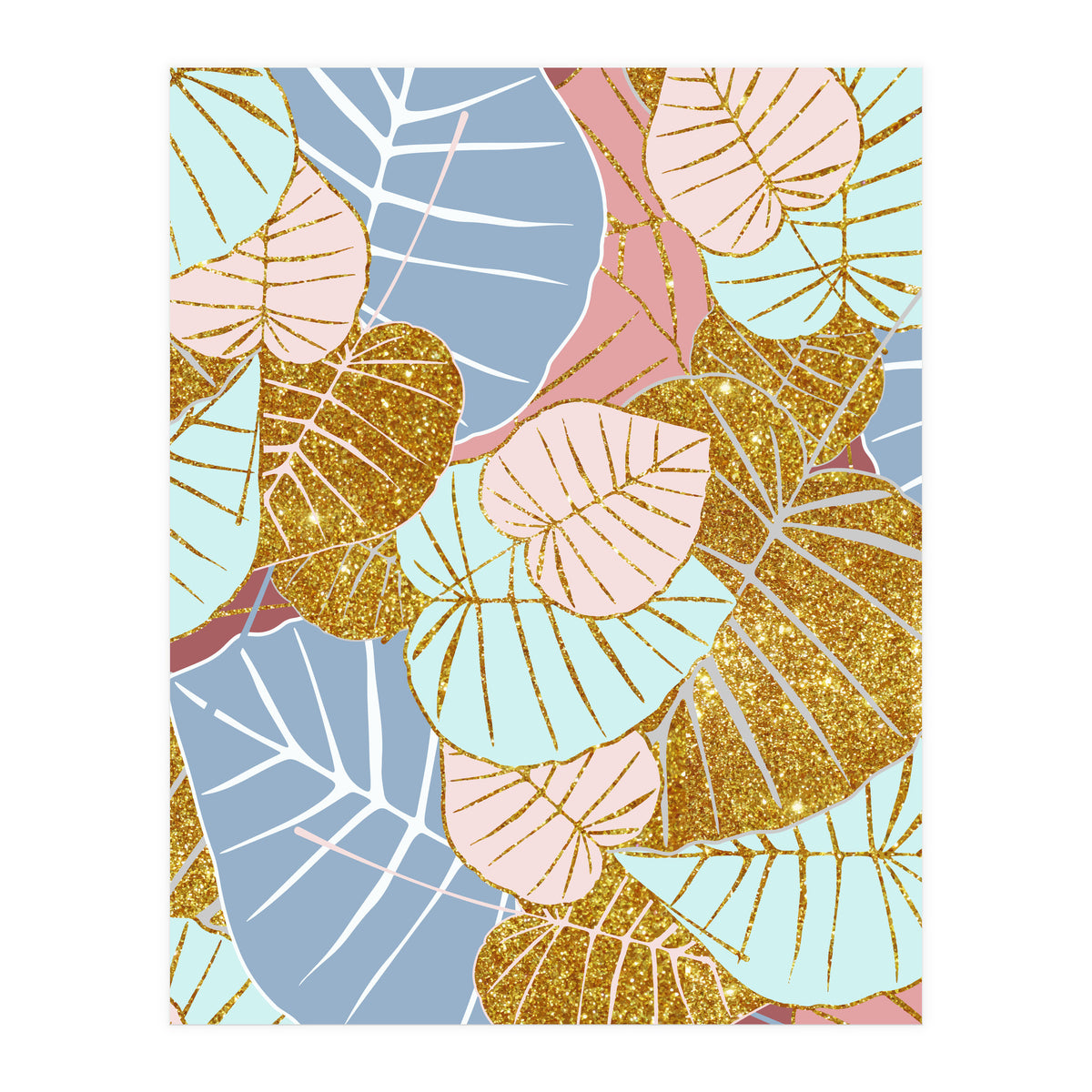Floral Gold (Print Only)