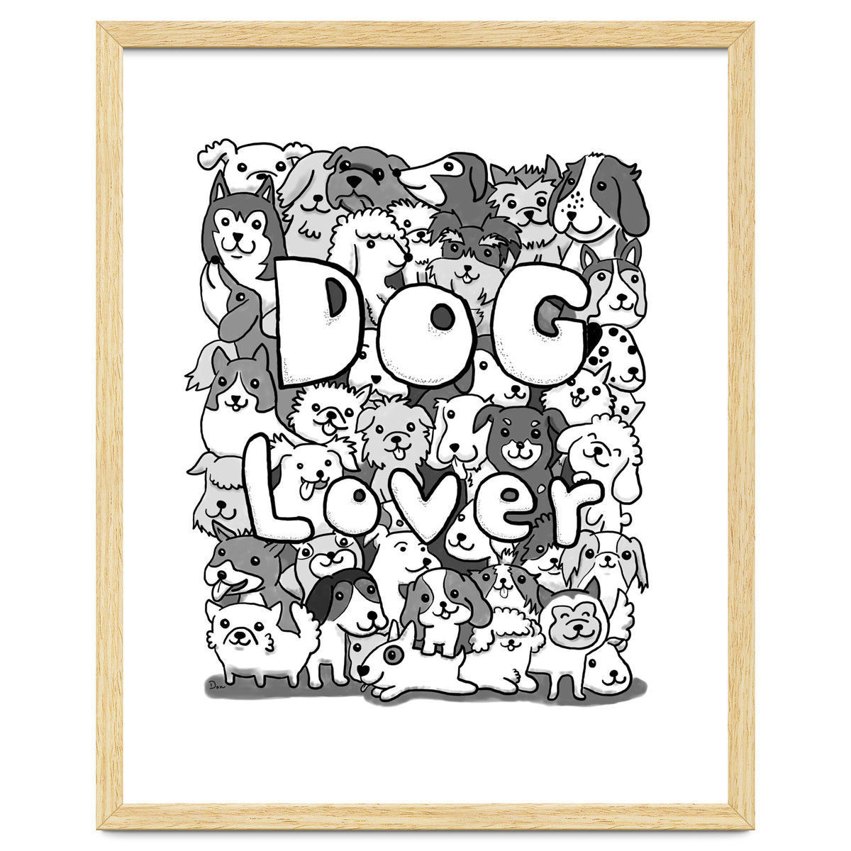 Doodle 72:  Dog Lover