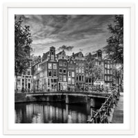 AMSTERDAM Idyllic impression from Singel | Monochrome