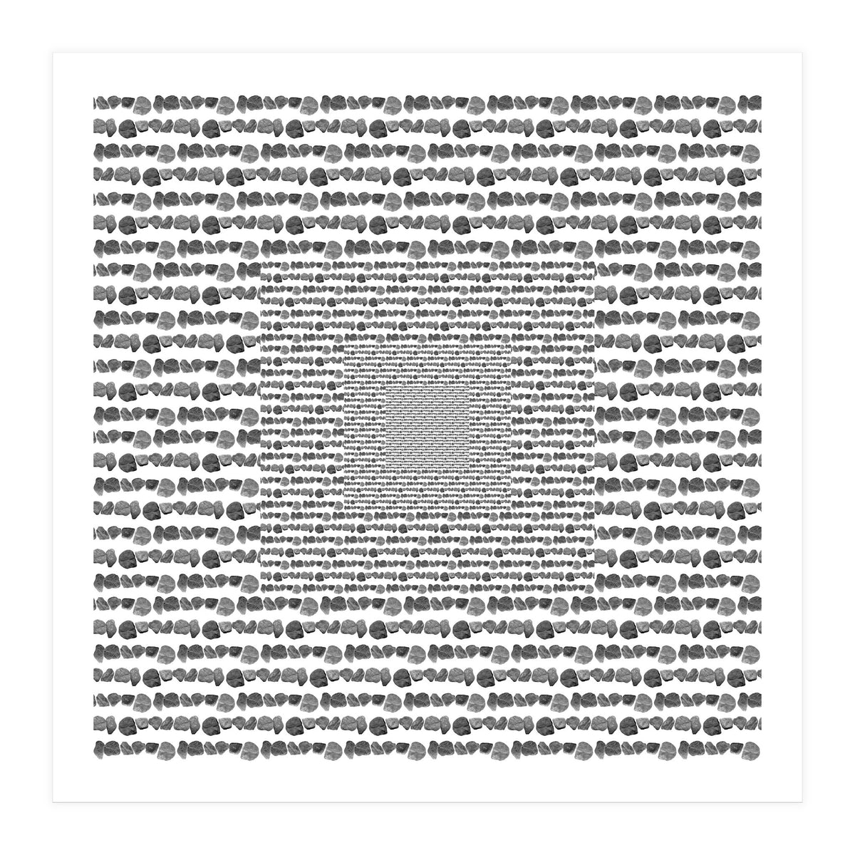 Squares with stones (Print Only)