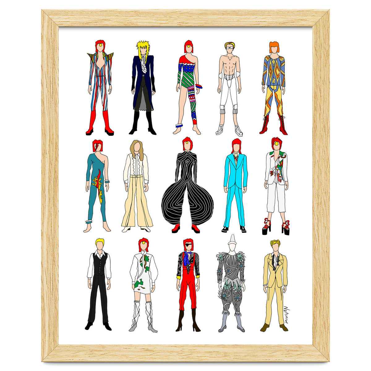 Outfits of Bowie Fashion