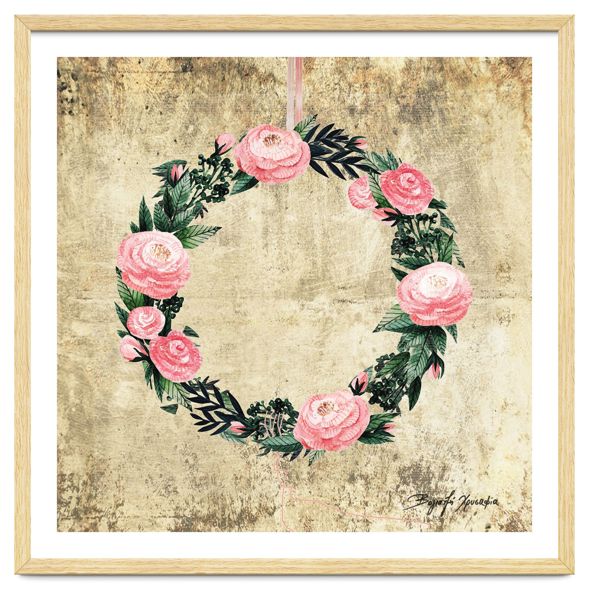 Wreath #Rose Flowers #Royal collection