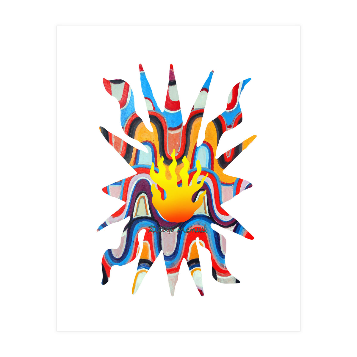 Fuego 34 Copia (Print Only)