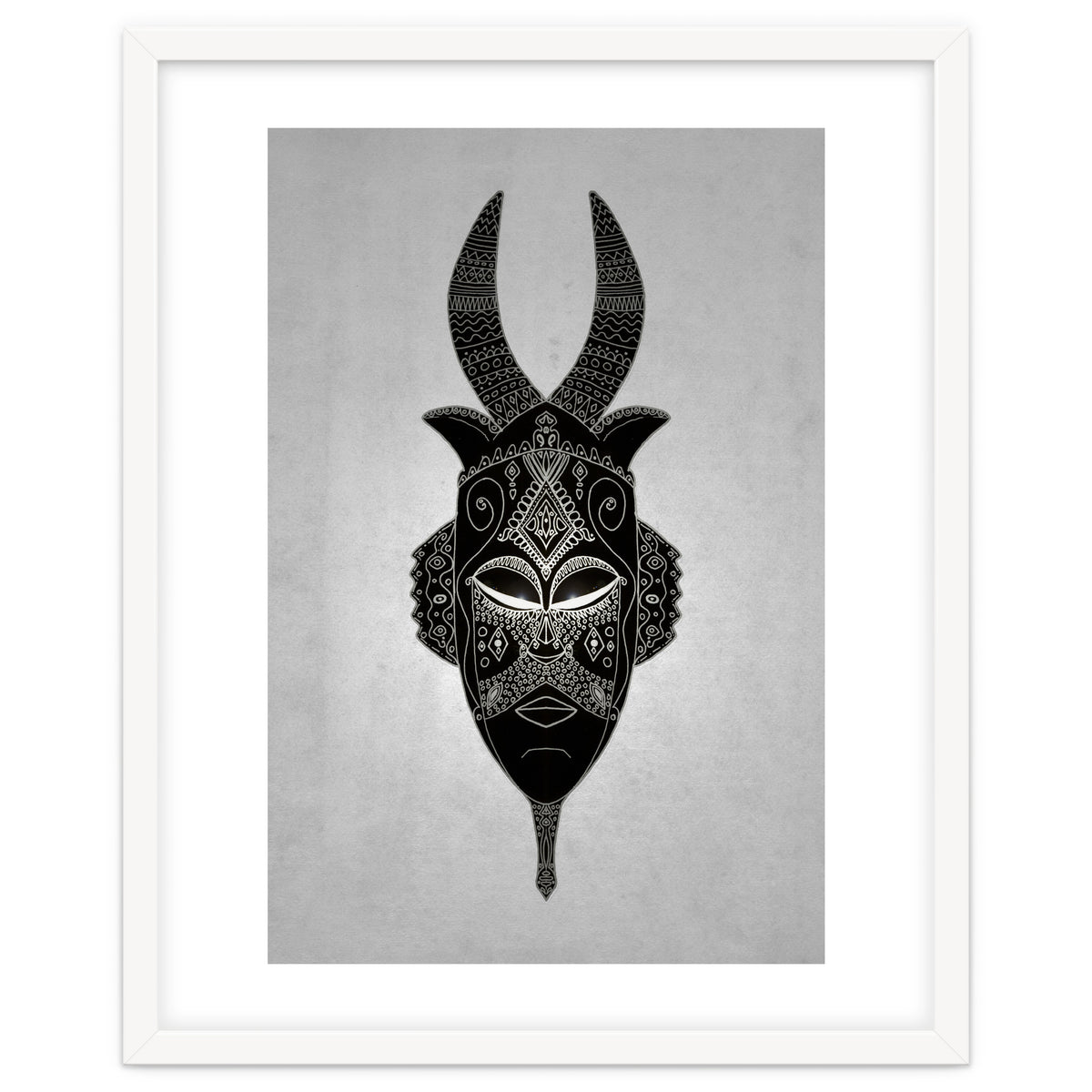 Horned Tribal Mask