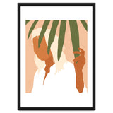 Musafir | Traveler Feminism Woman of Color in White Shirt | Palm Tropical Minimal Bohemian Fashion thumbnail