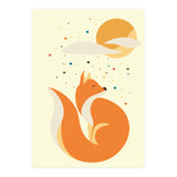 Foxy felt with the heart (Print Only) thumbnail
