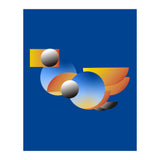 Modern Abstract Geometric Minimalist Duck (Print Only) thumbnail