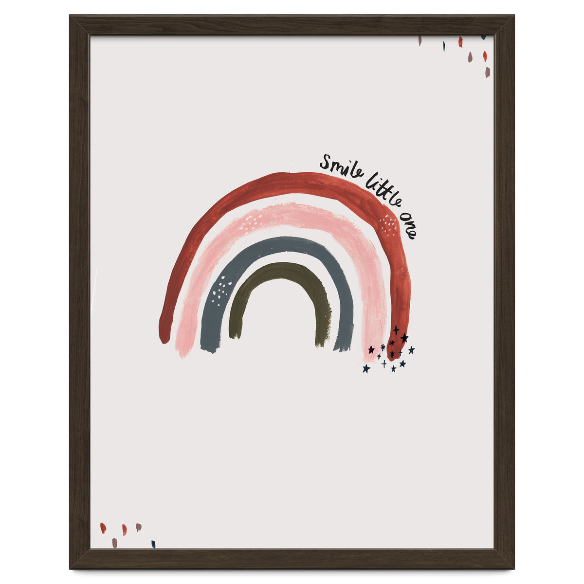 Smile Little One Rainbow Portrait