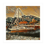 Art boats on Lake Garda, Italia (Print Only) thumbnail