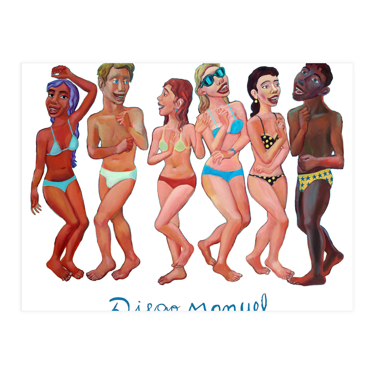 Fiesta En La Playa 2b (Print Only)