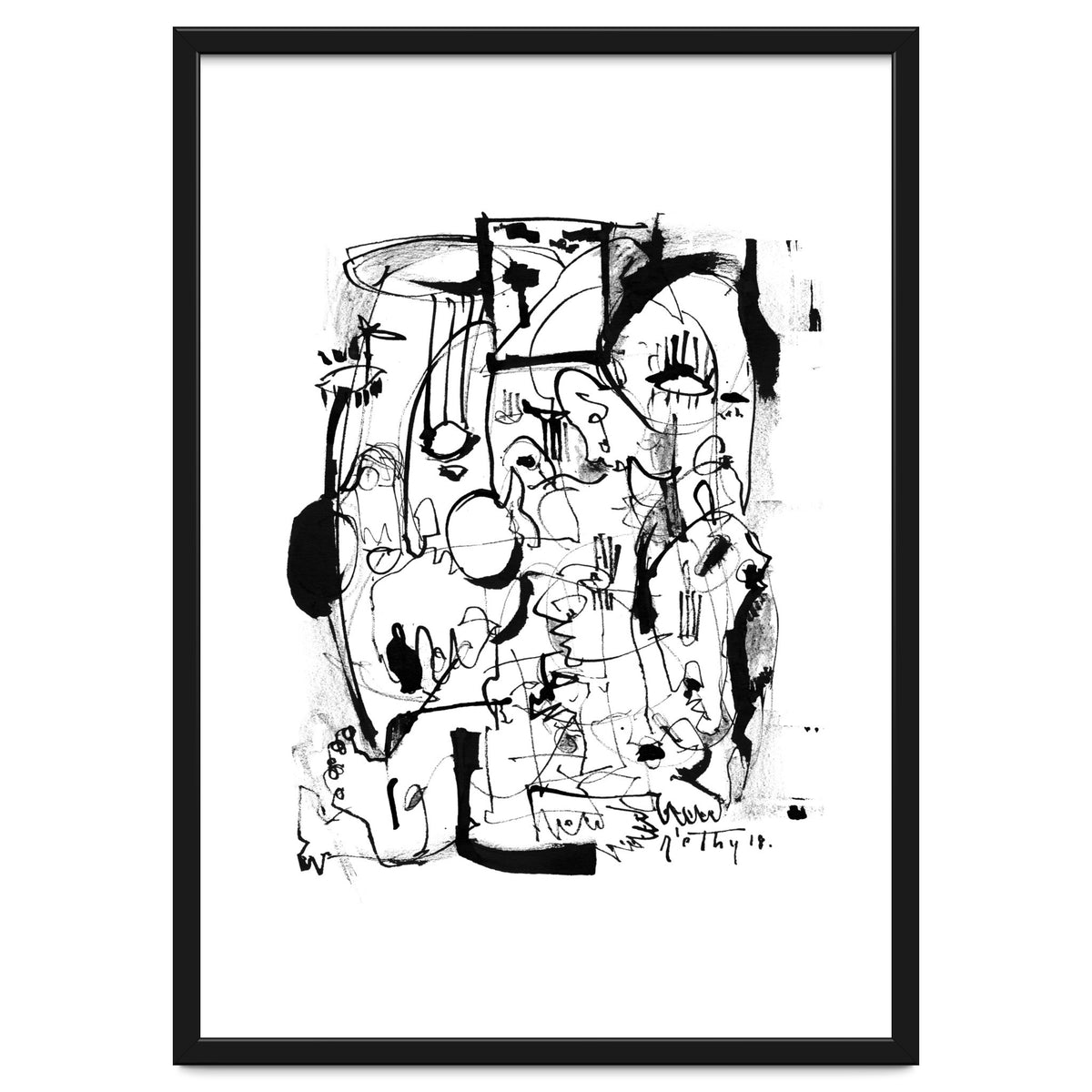 Inside The Mind - b&w