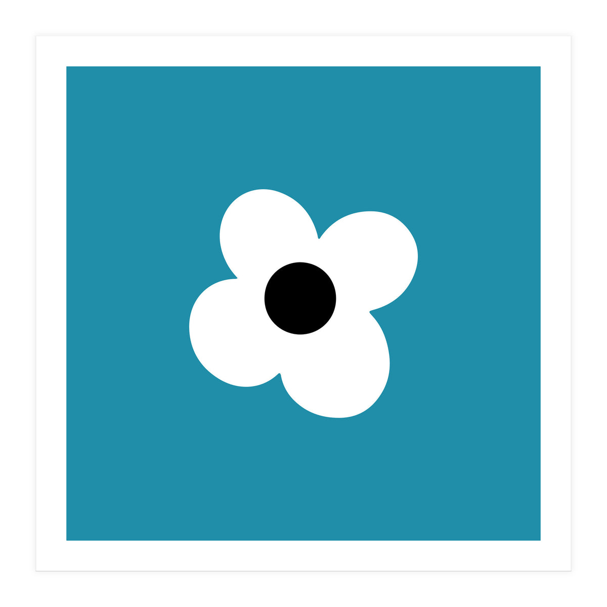 Max Folk Daisy Blue  (Print Only)