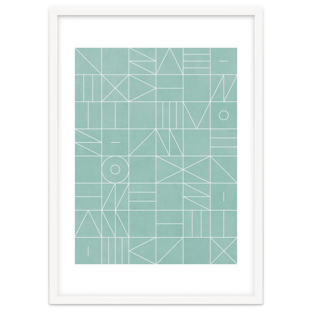 My Favorite Geometric Patterns No.7 - Light Blue