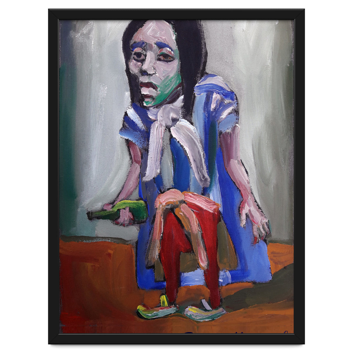 The fan, people from the neighborhood