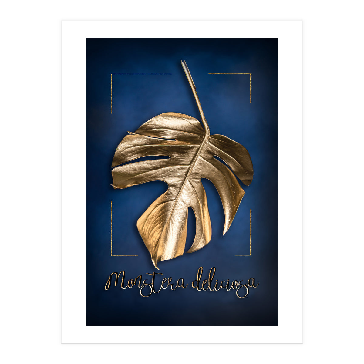 Golden Monstera (Print Only)