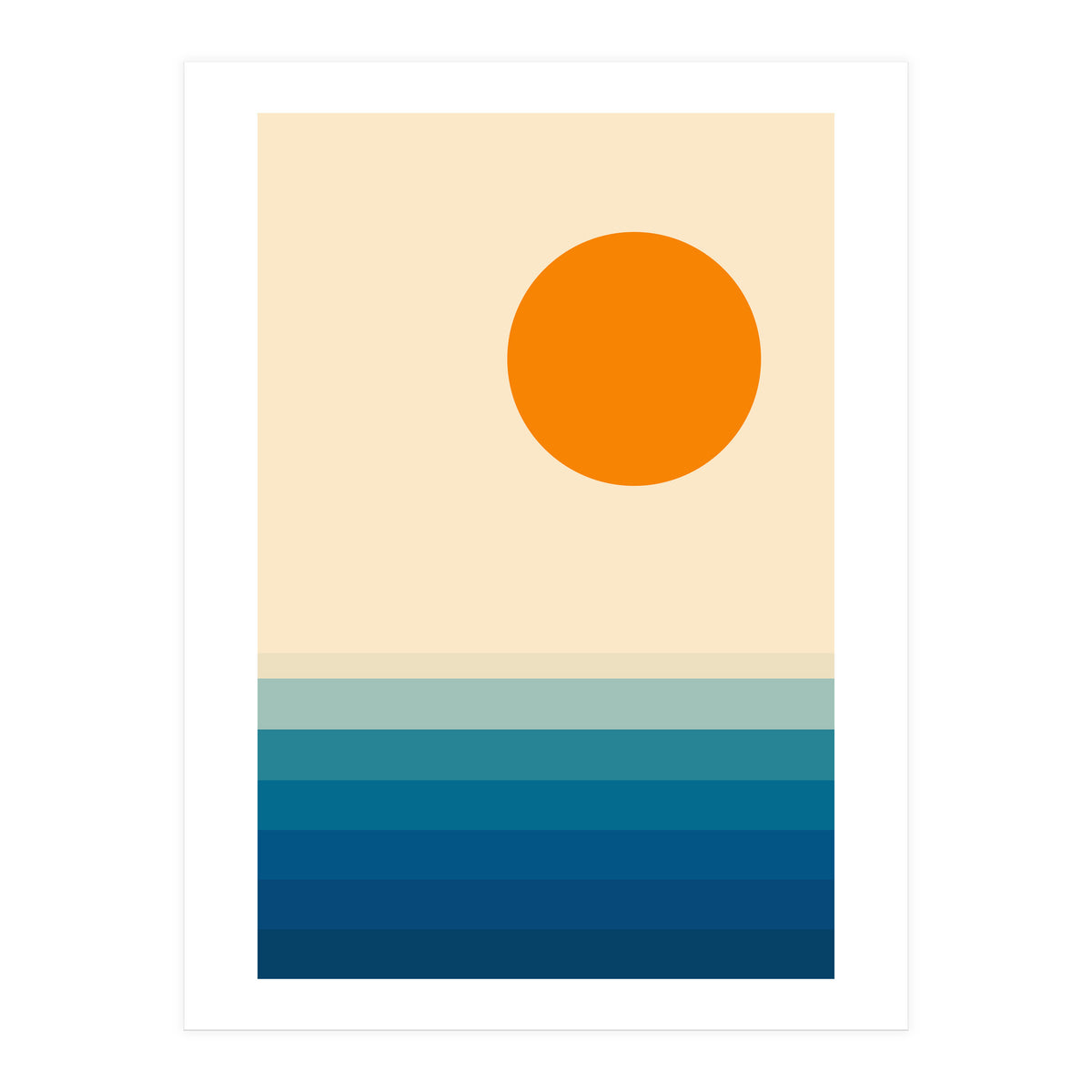 Minimal line landscape II (Print Only)