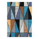 Colorful Concrete Triangles - Blue, Grey, Brown (Print Only) thumbnail