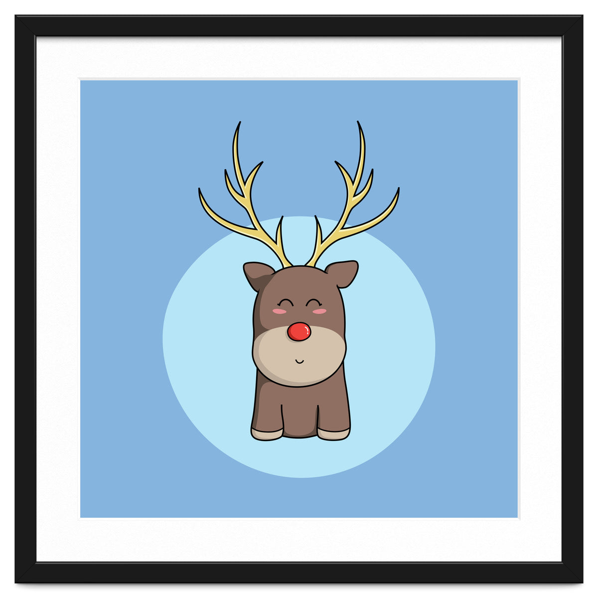 Kawaii Cute Christmas Reindeer