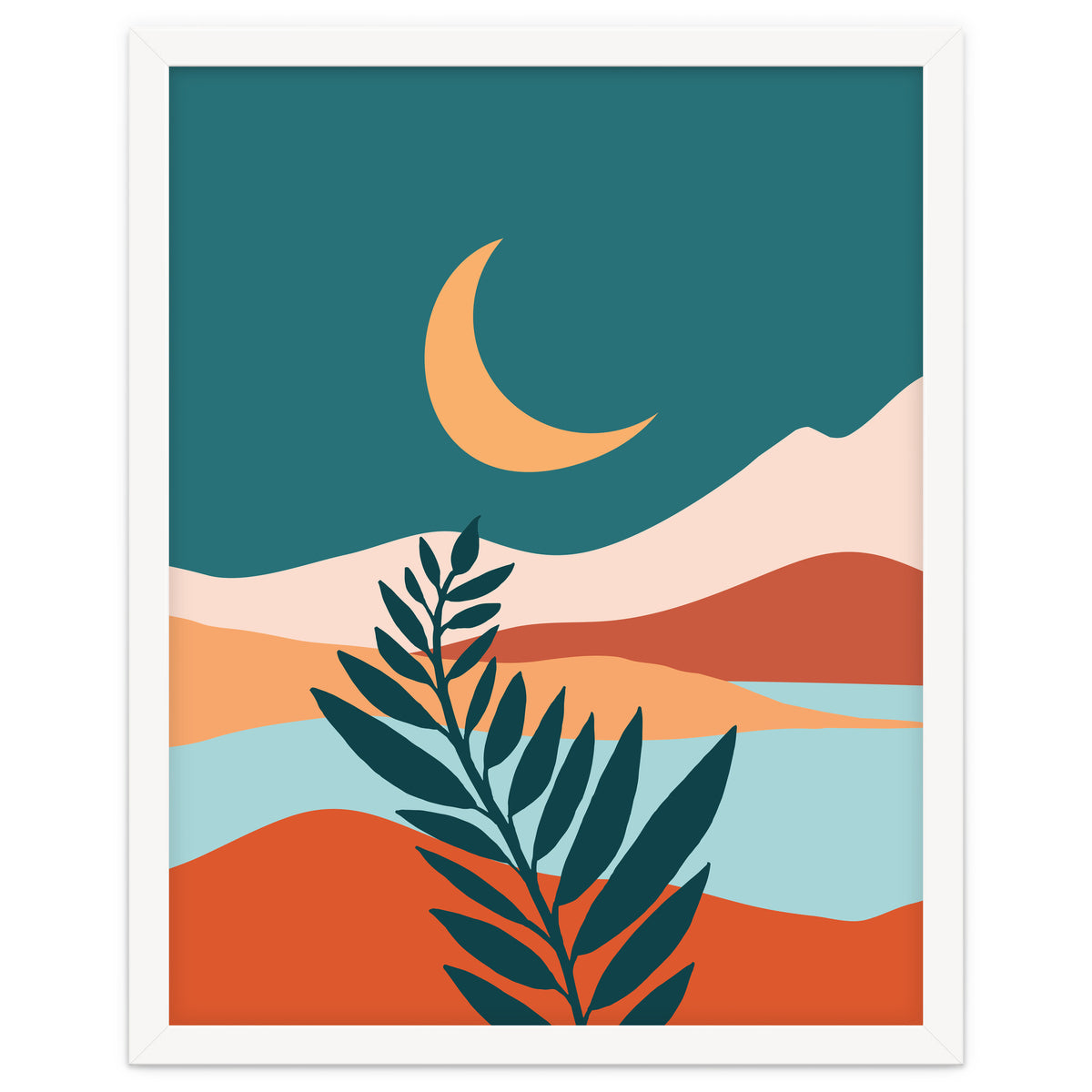 Moonlit Mediterranean