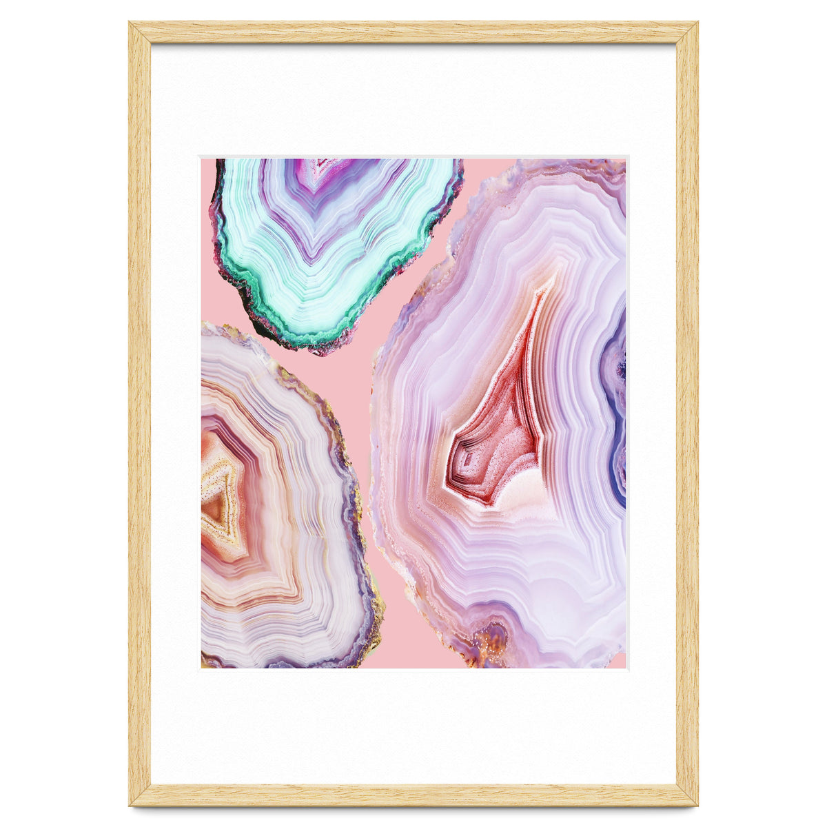 Mineral Agates #Glam collection