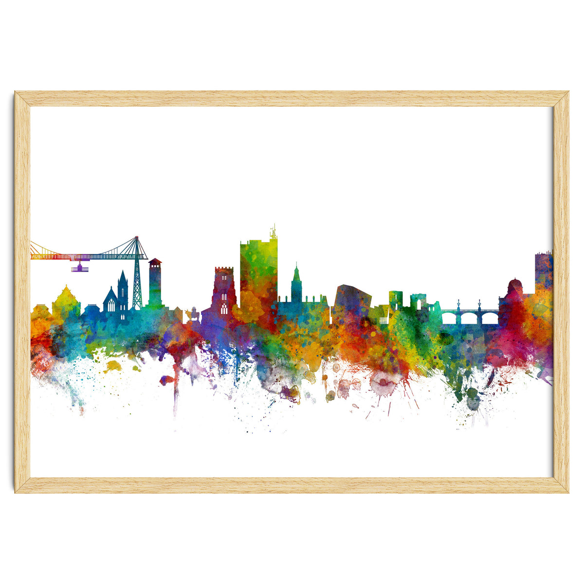 Newport Wales Skyline