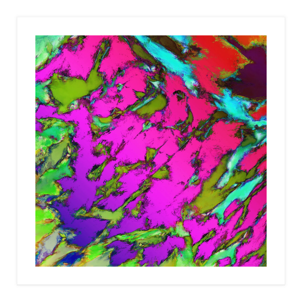 Shattering Pink Tigers (Print Only)