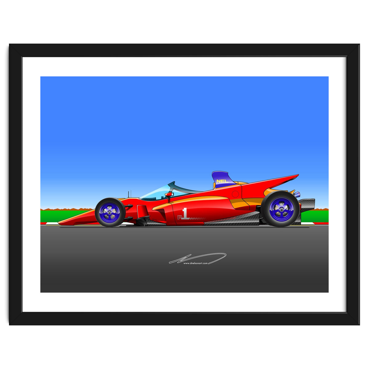 Pole Position Racecar Homage