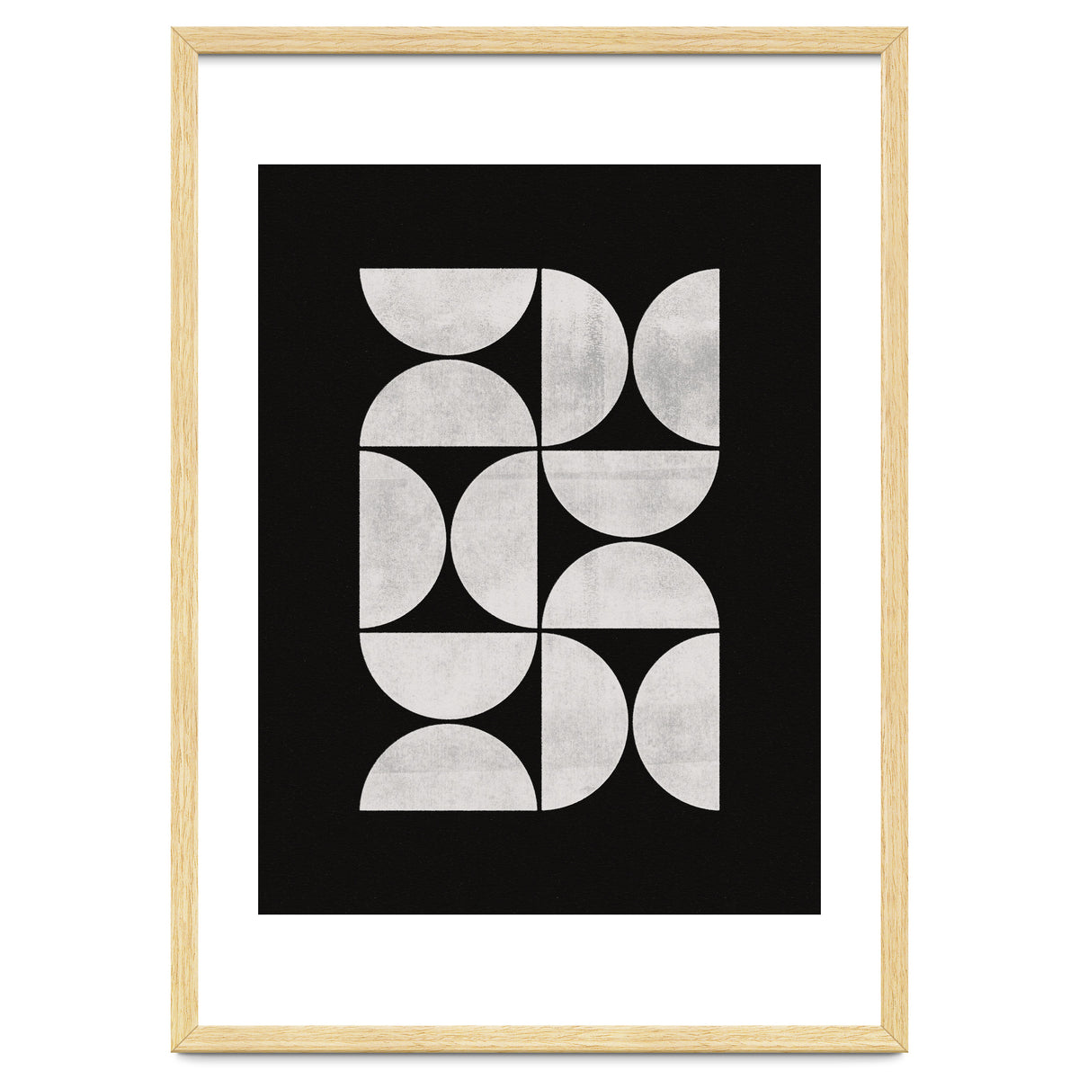 Mid-Century Modern No.31 - Woodblock Print