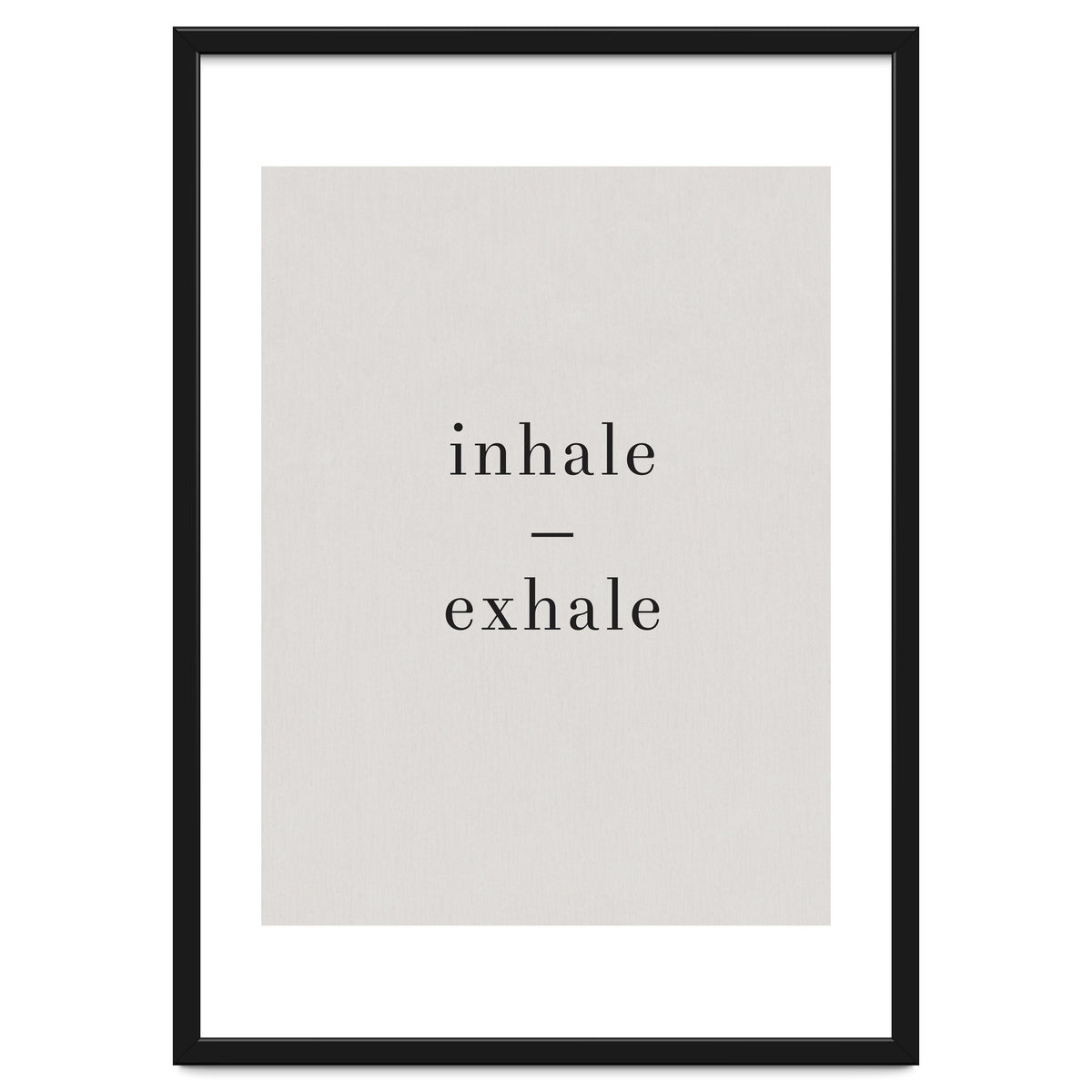 Inhale Exhale Grey Yoga