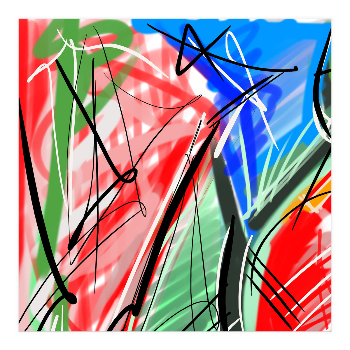 color subtleties in strokes 1 (Print Only)