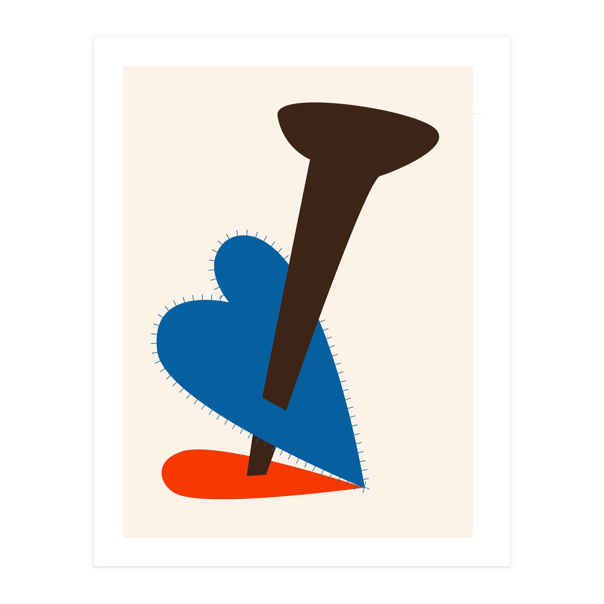 Blue Heart (Print Only)