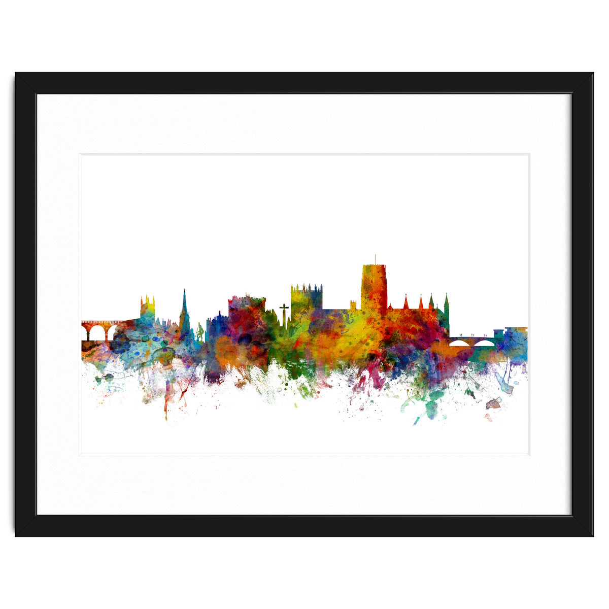 Durham England Skyline Cityscape