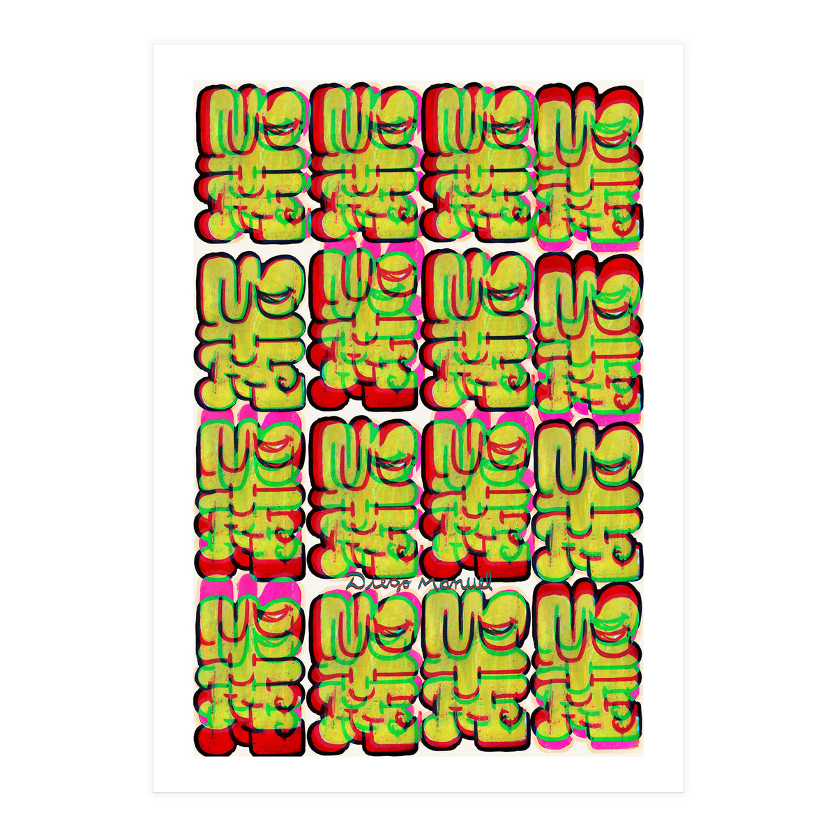 Graffitis 2021 Tapiz 111 (Print Only)