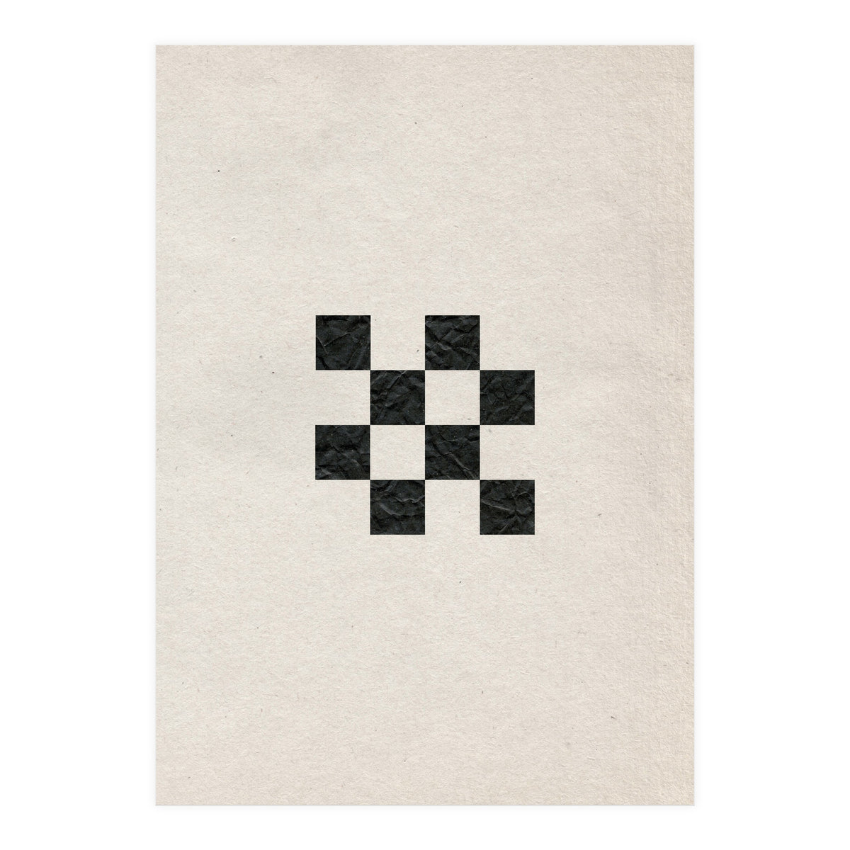 Monochrome chess board (Print Only)