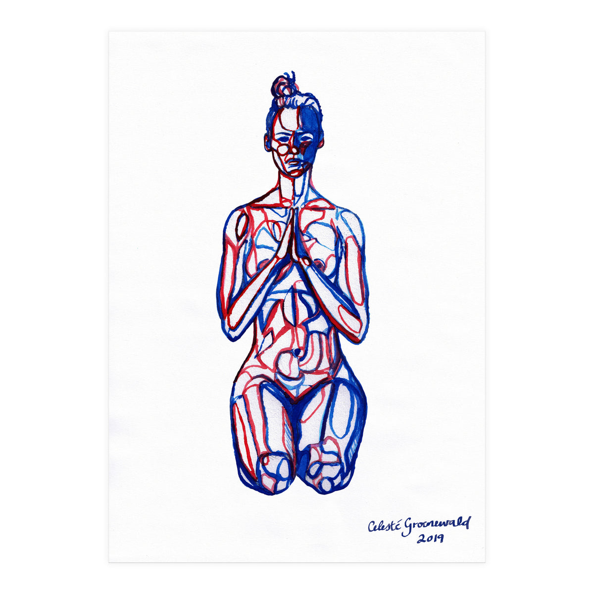Vajrasana (Print Only)