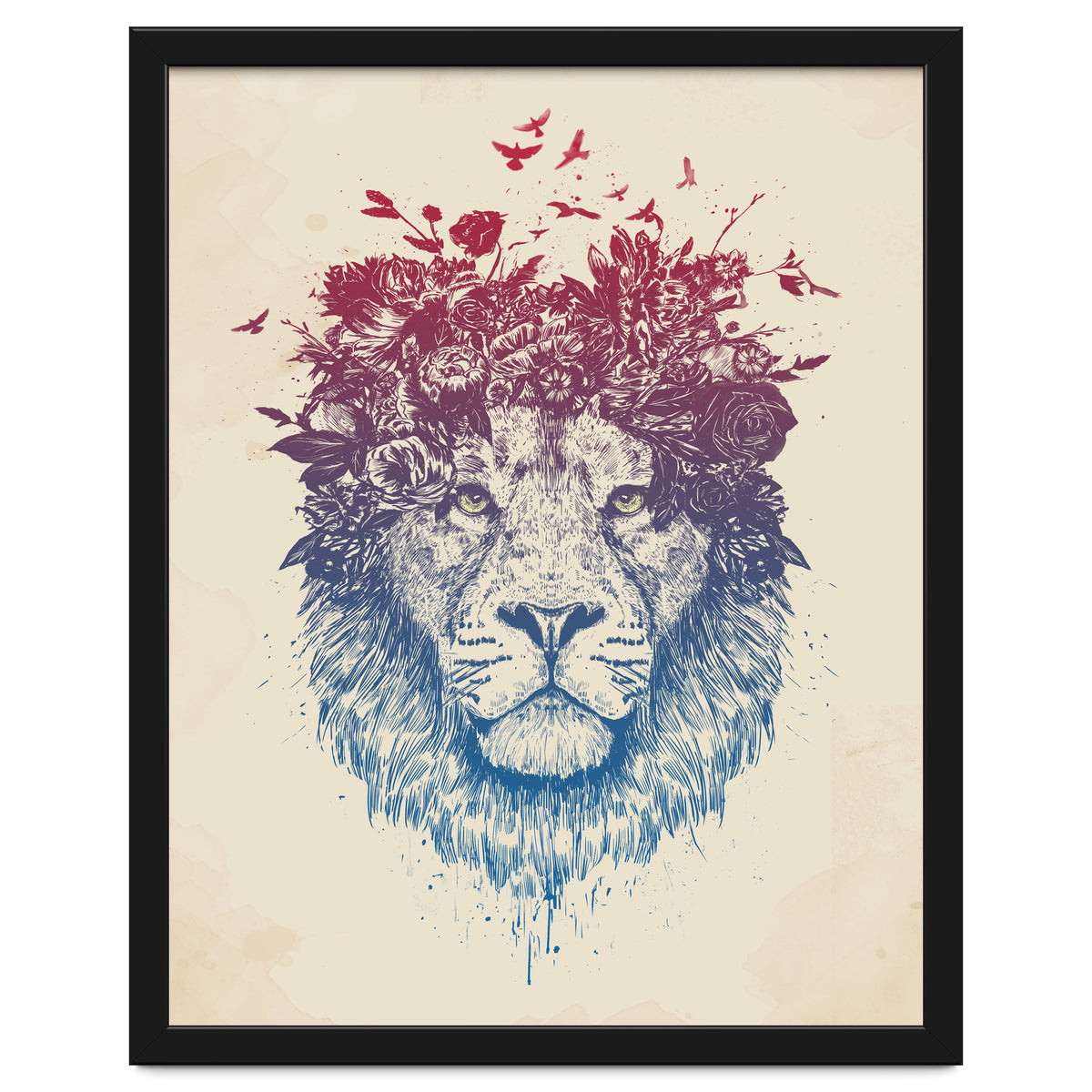 Floral Lion III
