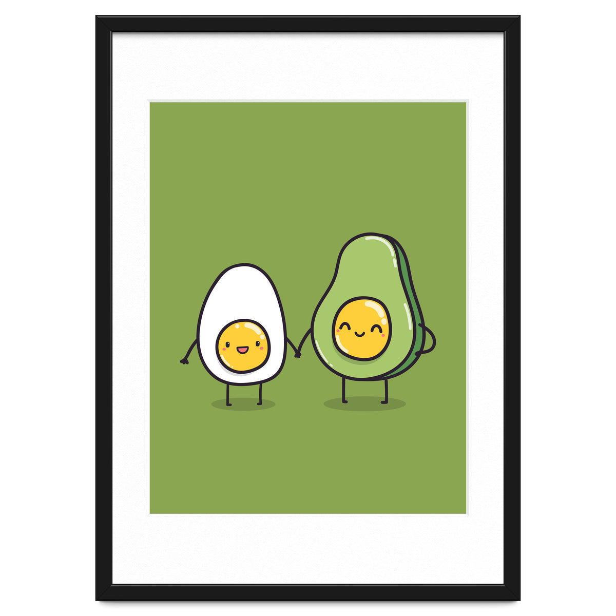 Egg Avocado best friends